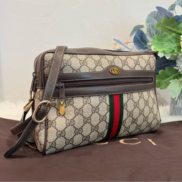 Gucci GG Supreme Ophidia Crossbody Shoulder Bag - Picture 7 of 17